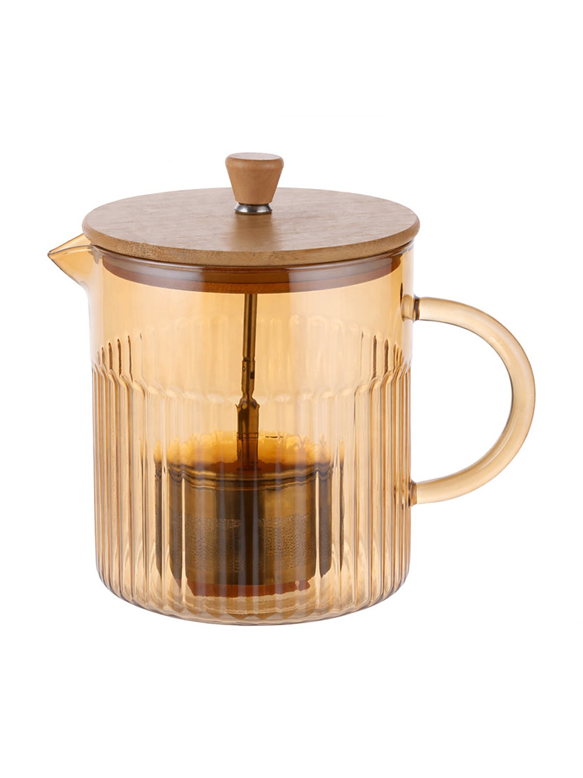 DZBANEK SZKLANY Z ZŁOTYM ZAPARZACZEM LUMINAR AMBER 1,2L