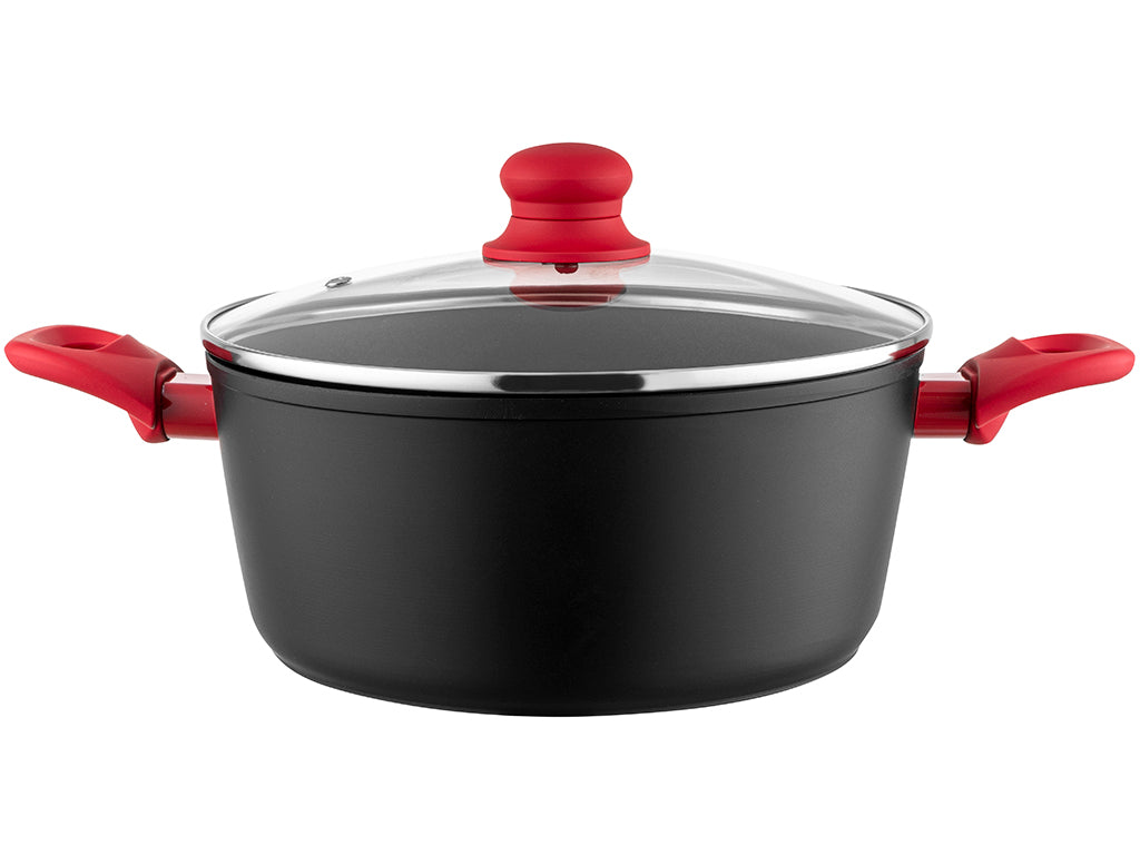 Garnek aluminiowy mars 24cm 4,3l z/p