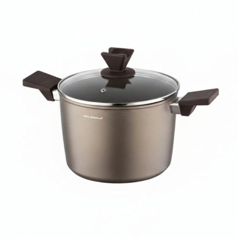 GARNEK ALUMINIOWY WYSOKI ASTON 22CM 5L Z/P MG
