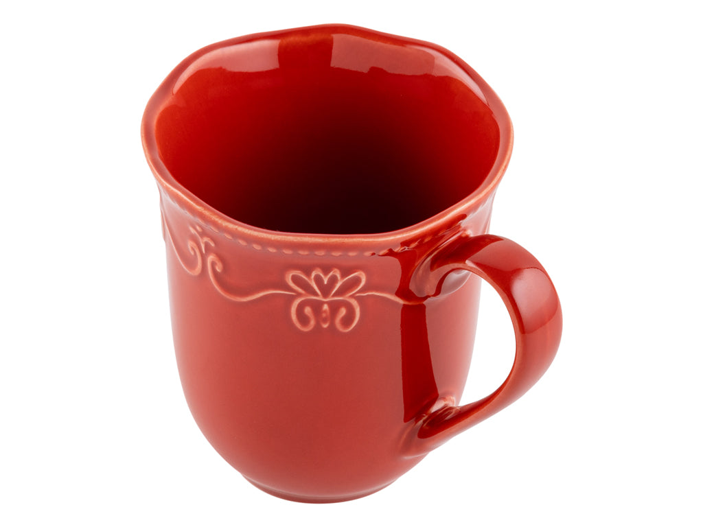 KUBEK RUSTIC RED 330ML
