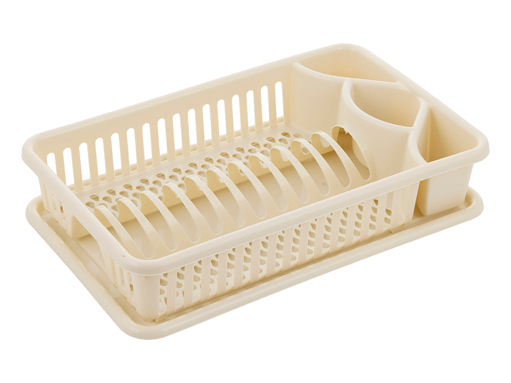 Suszarka do naczyń plastikowa lux kremowy