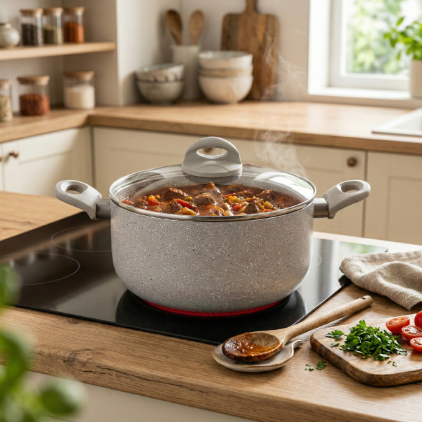 Garnek aluminiowy sandy 18cm 1,6l z/p mg