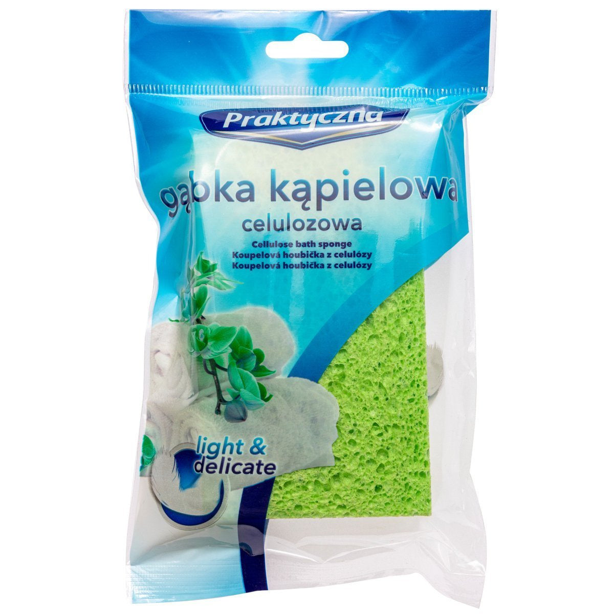 Gąbka kąpielowa celulozowa praktyczna
