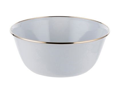 Miski emaliowane z pokrywką 16-20cm szare