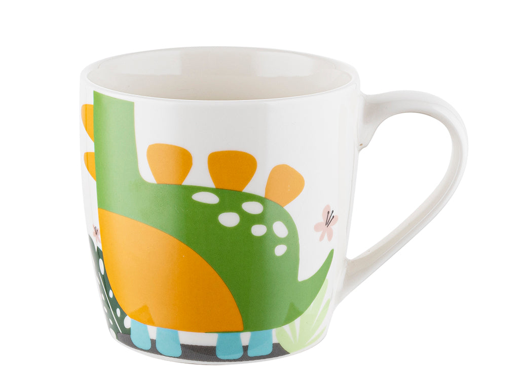 Zestaw porcelany dziecięcej salaterka + kubek dino n