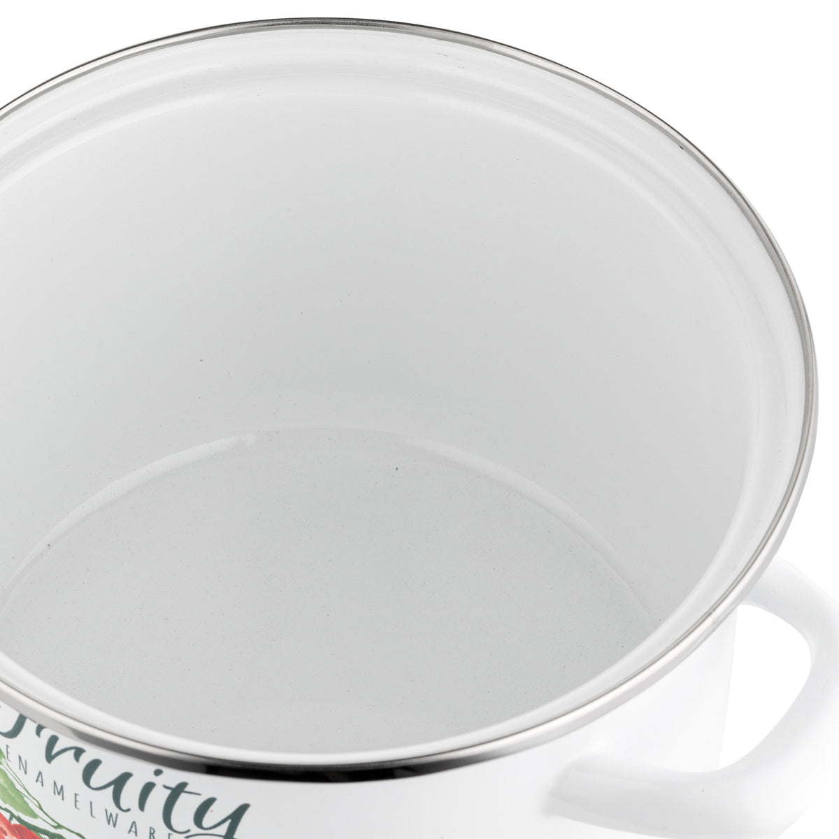 Garnek emaliowany prosty kalina 20cm 3,75l z/p v.2