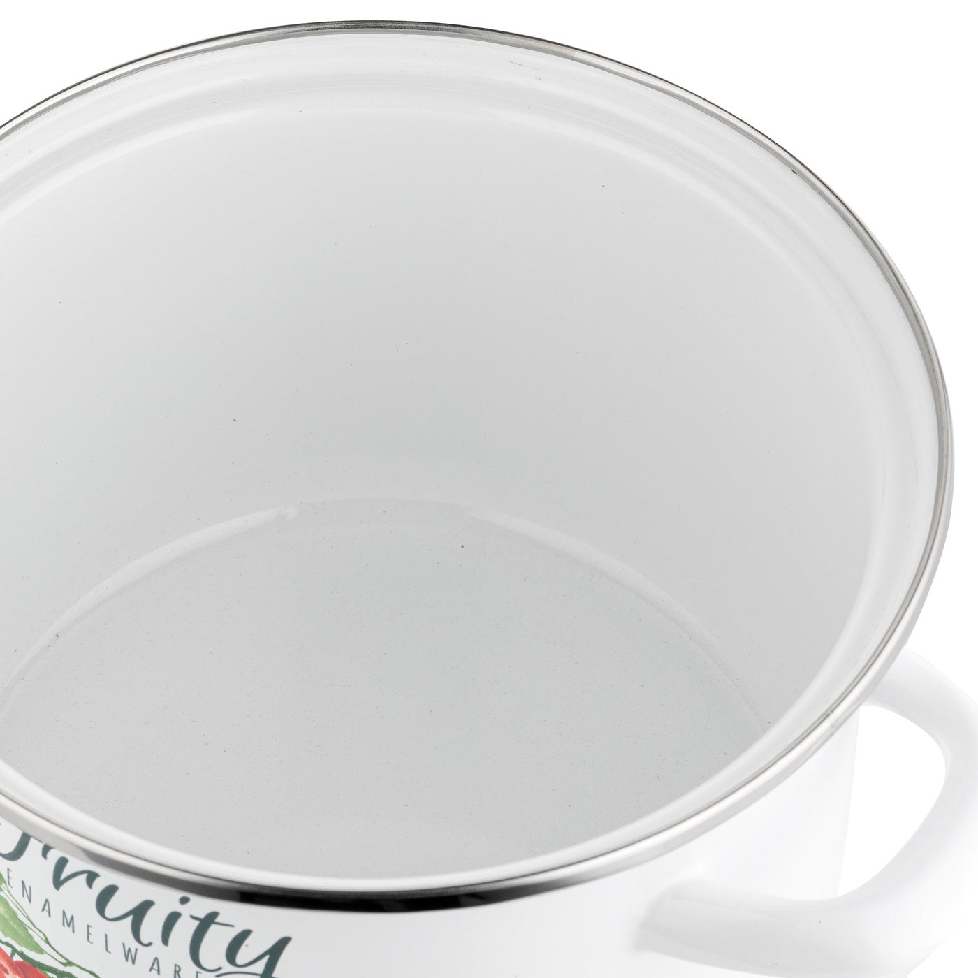 Garnek emaliowany prosty kalina 20cm 3,75l z/p v.2