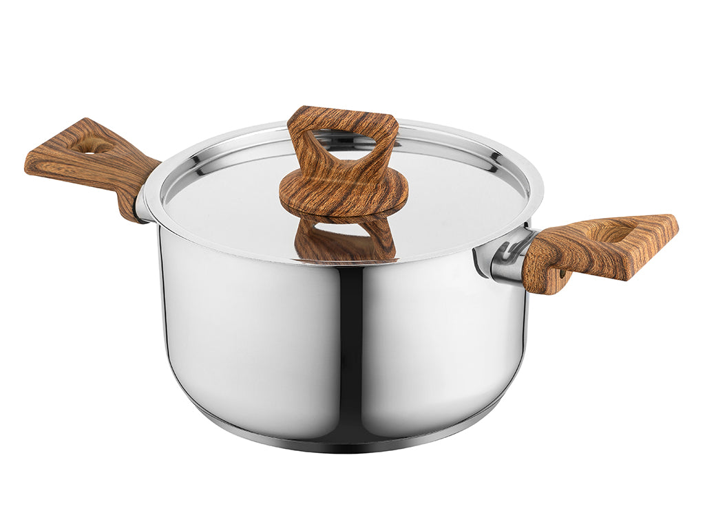 Garnek nierdzewny bruno 20cm 3,6l z/p