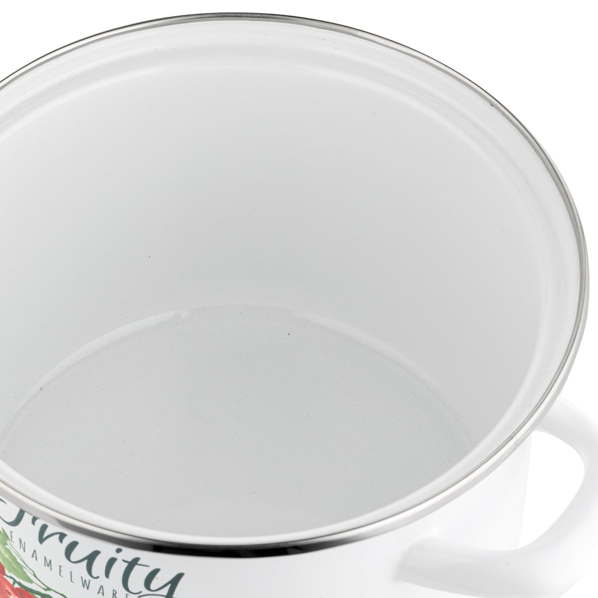 Garnek emaliowany prosty kalina 18cm 2,65l z/p v.2