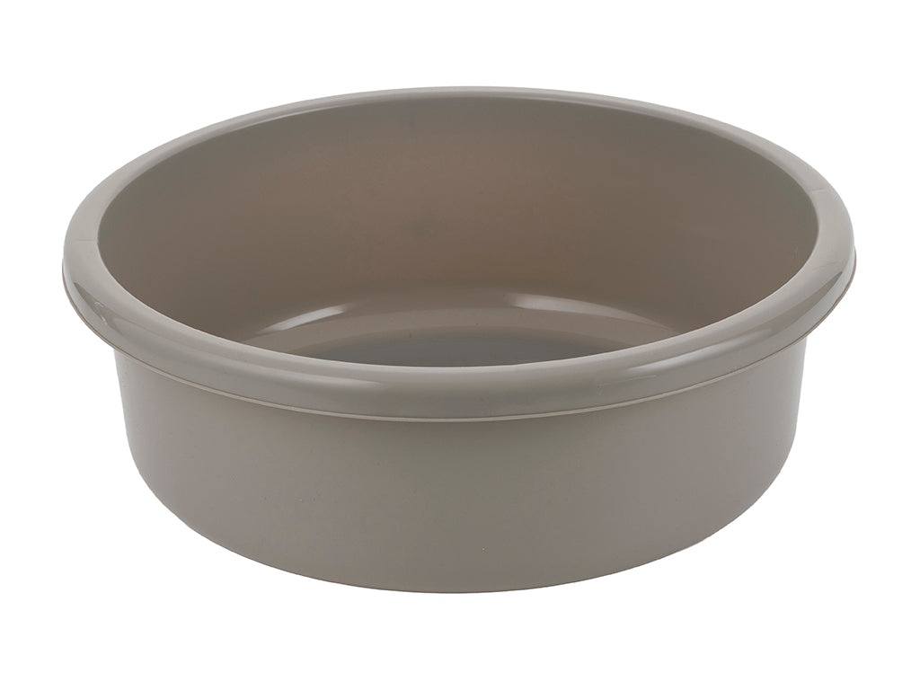Miska plastikowa okrągła 41cm 13,5l jasny szary