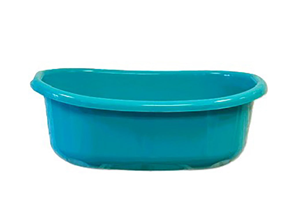 Miska plastikowa owalna z uszami 12l turkusowa