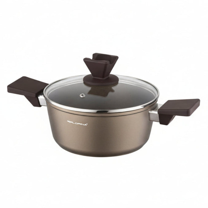 GARNEK ALUMINIOWY ASTON 20CM 2,1L Z/P MG