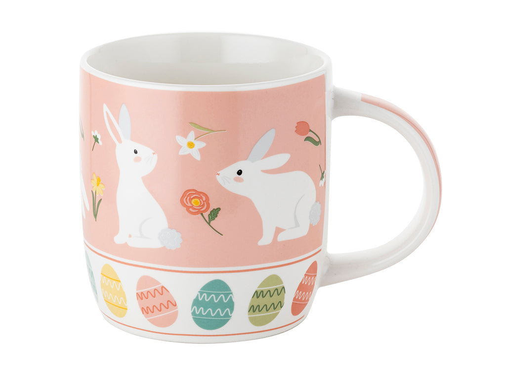 Kubek Florina Pollos 350 ml porcelanowy mix 4 wzorów do kawy herbaty