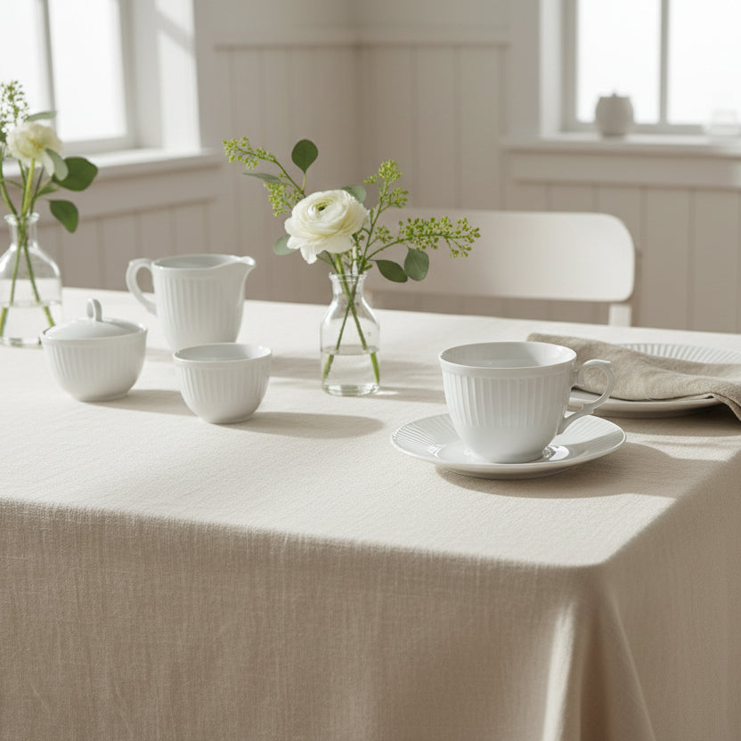 Zestaw 4 elementowy komplet porcelany Etera filiżanki