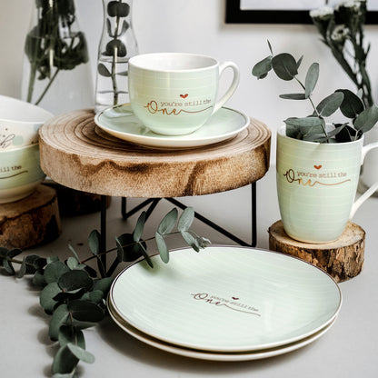 Talerz deserowy mint stripes 20cm