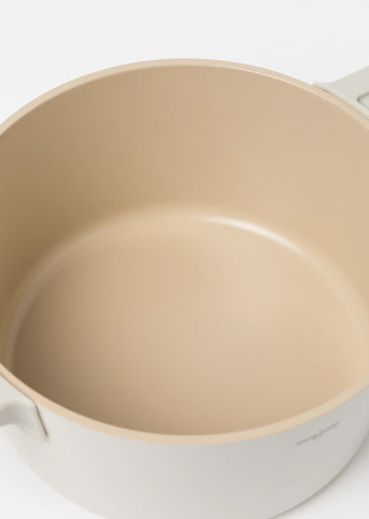 Zestaw 7 elementowy komplet garnków i patleni Florina Nube beżowy| aluminum | powłoka ceramiczna| wszystkie typy kuchenek |