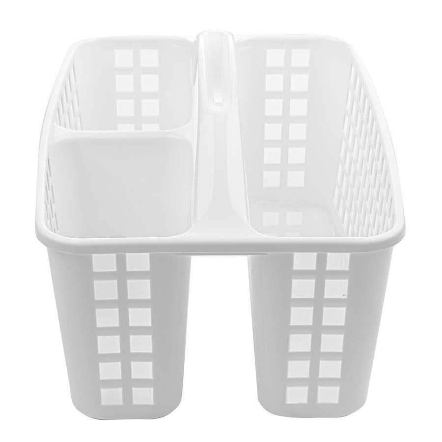 Organizer 3-komorowy z uchwytem /capri/ biały