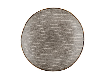 Talerz deserowy stripes gray 20,5cm