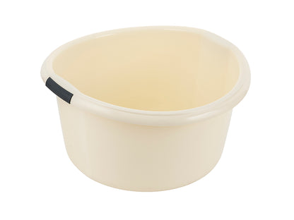 Miska plastikowa solidna 46x45x48cm 25l kremowy