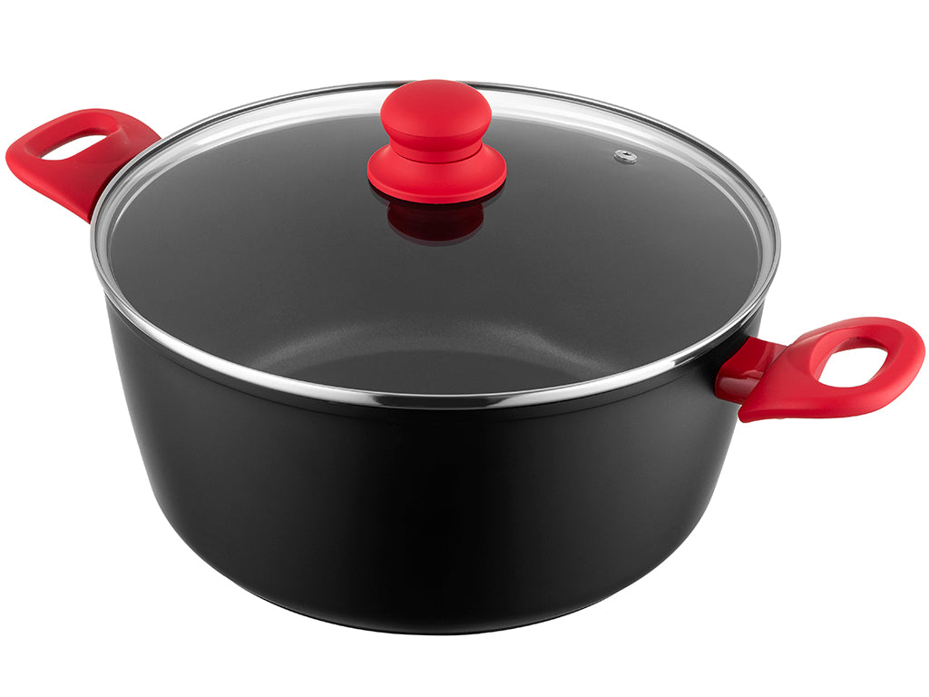 Garnek aluminiowy mars 28cm 6,1l z/p mg