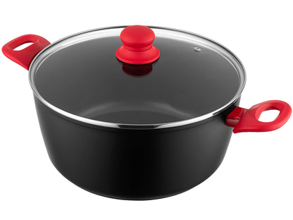 Garnek aluminiowy mars 28cm 6,1l z/p mg