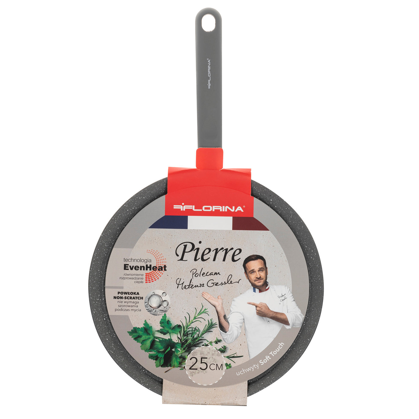 Patelnia do naleśników aluminiowa pierre 25cm mg