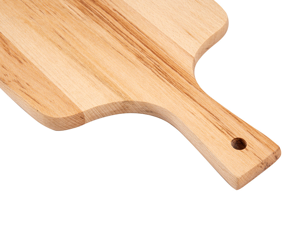 DESKA KUCHENNA DREWNIANA Z UCHWYTEM 33,5X20,5CM