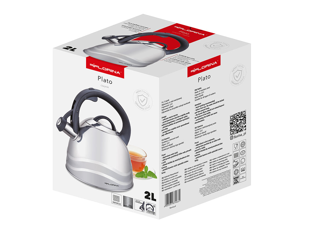 Czajnik nierdzewny plato 2l