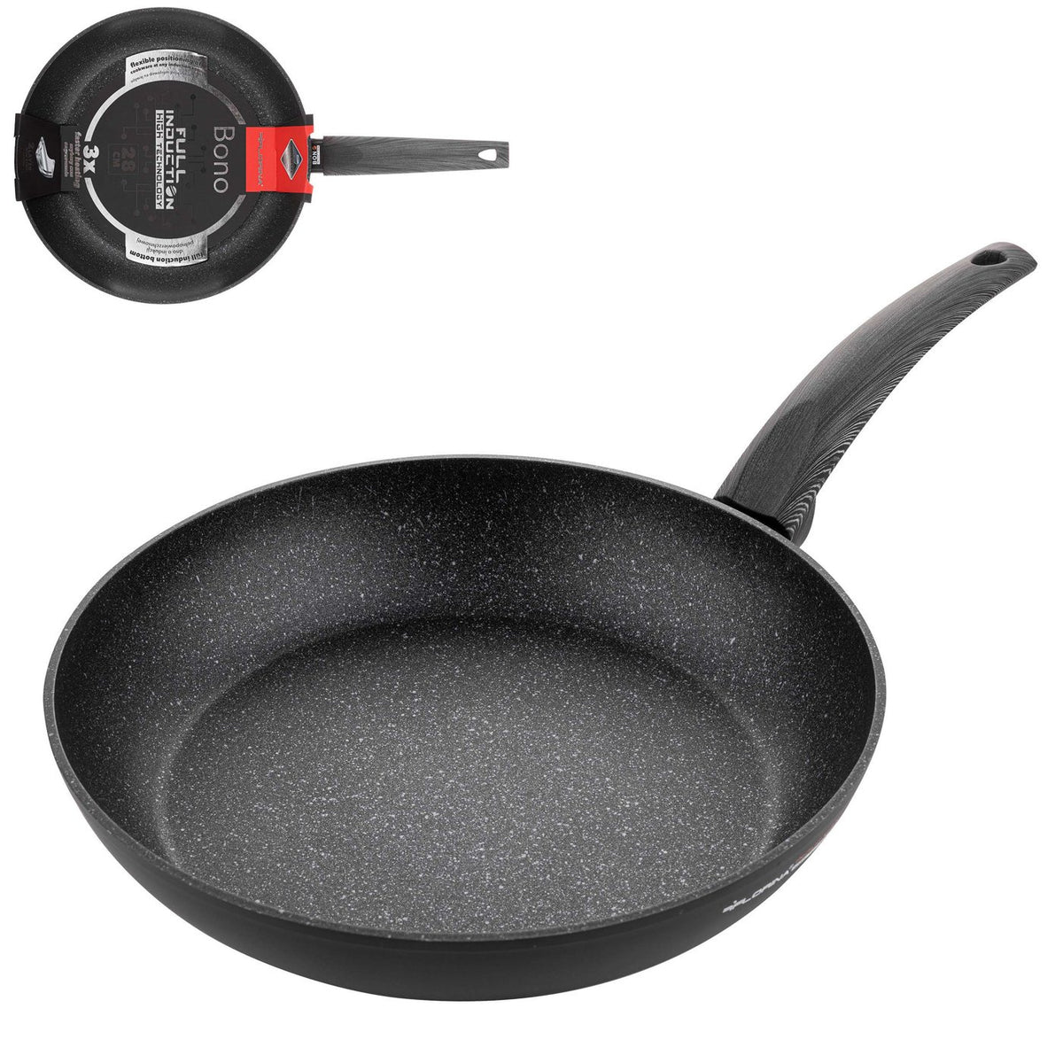 Patelnia aluminiowa bono 28cm