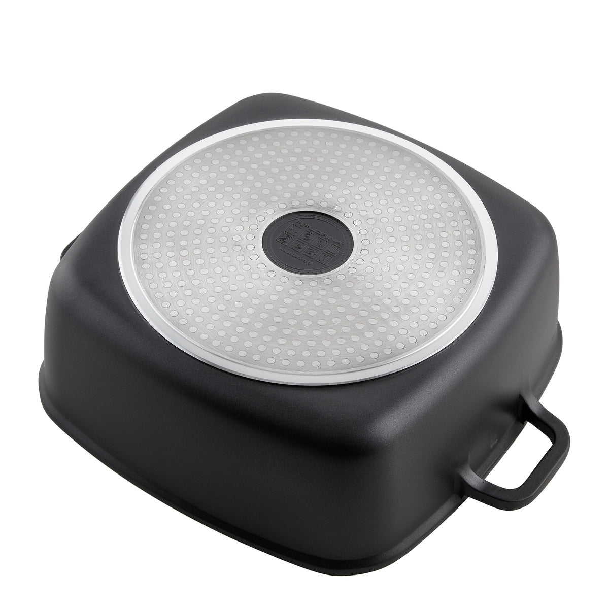 Garnek aluminiowy kwadratowy chef 28x28x10,7cm 5,8l z/p