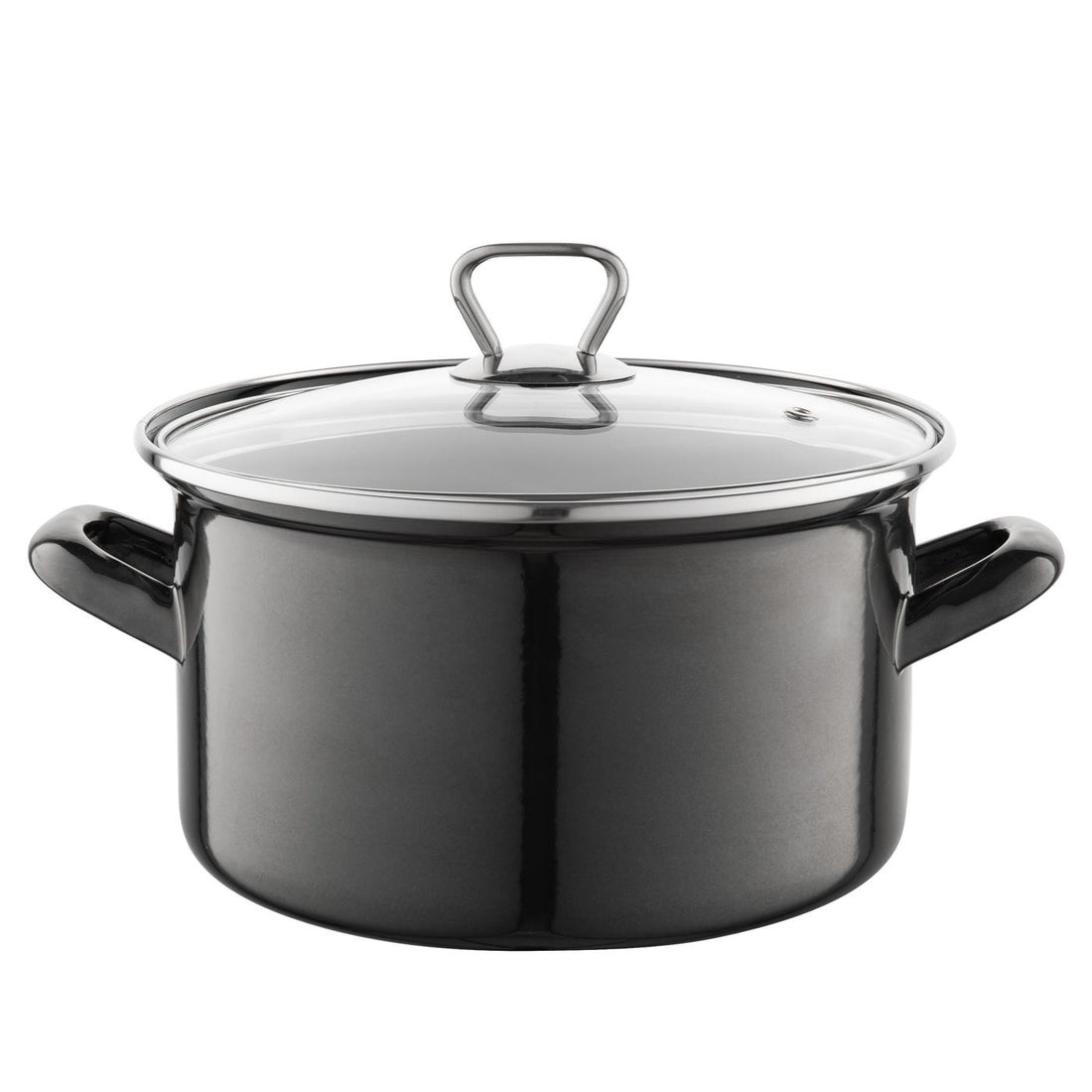 Garnek emaliowany prosty metalico 20cm 3,3l z/p