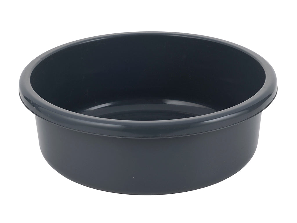 Miska plastikowa okrągła 41cm 13,5l ciemny szary