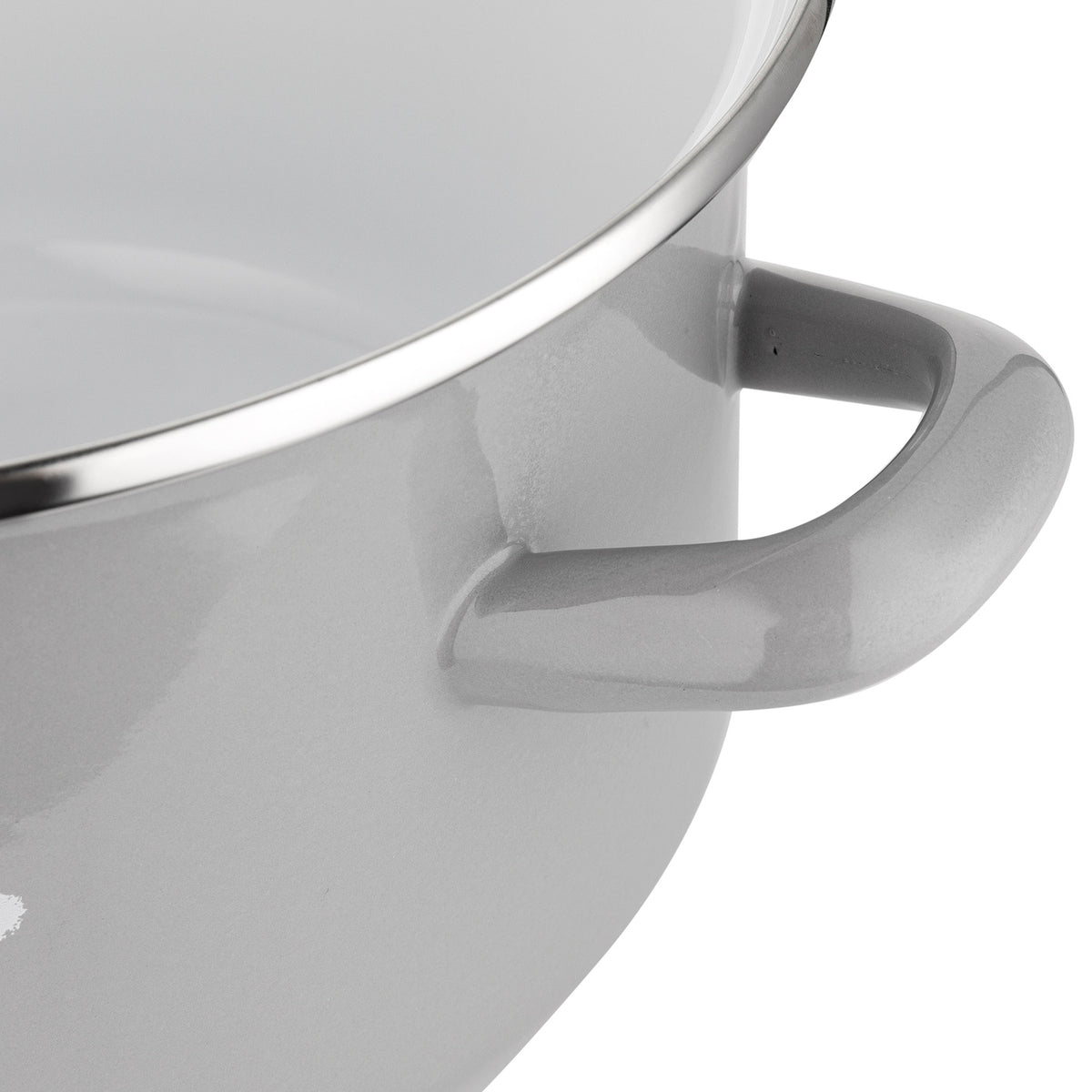 Garnek emaliowany prosty dżem 16cm 2,1l z/p