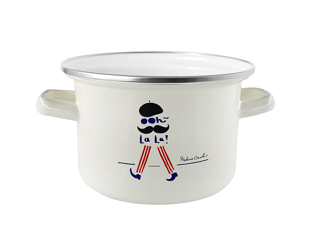 Garnek emaliowany parisio 22cm 5,5l mg