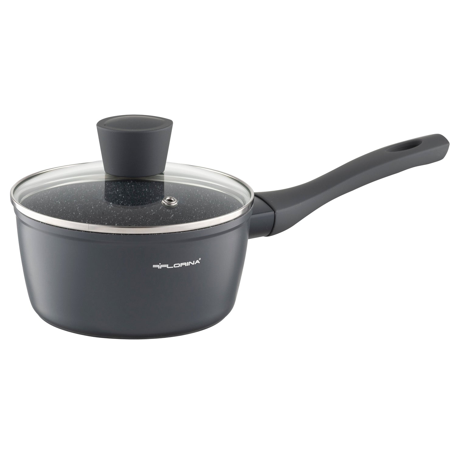 Zestaw 5 elementowy komplet patelni i garnków Florina Savoy by Mateusz Gessler ciemny szary| aluminum | powłoka non-stick| wszystkie typy kuchenek