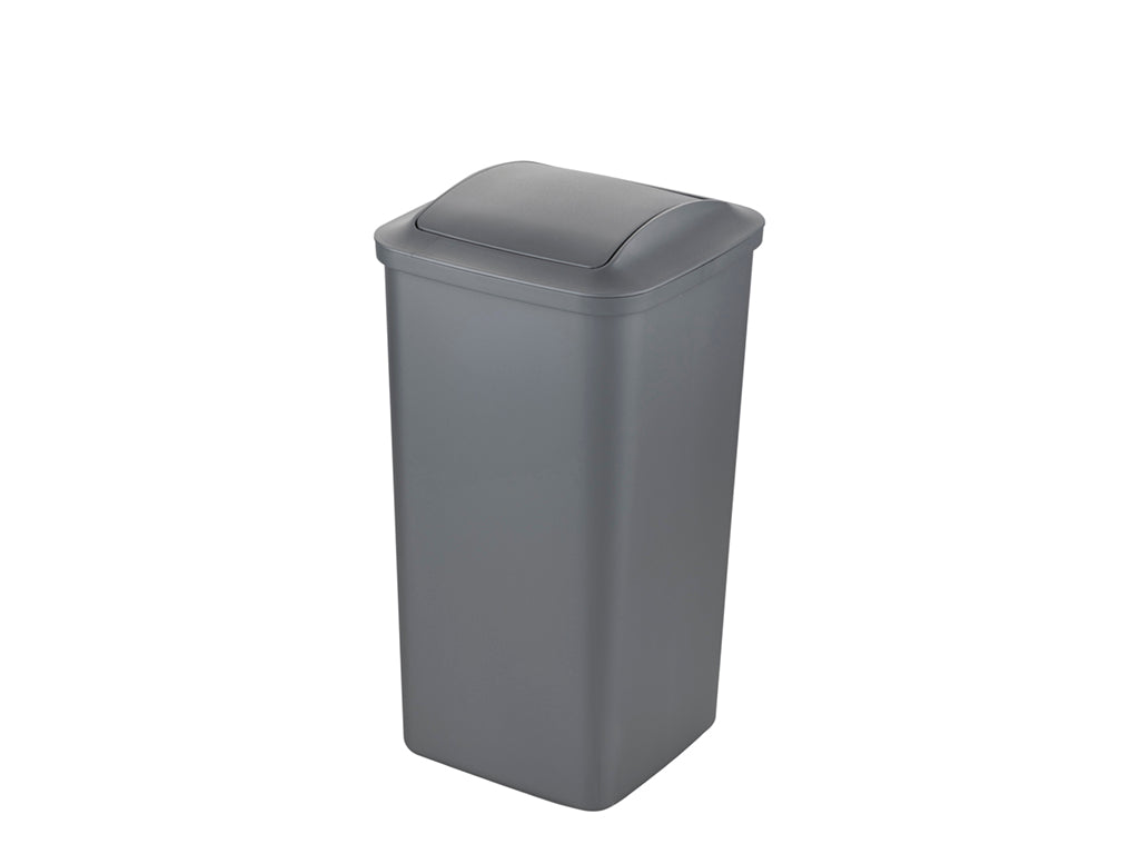 Kosz na śmieci plastikowy jollie szary 10l