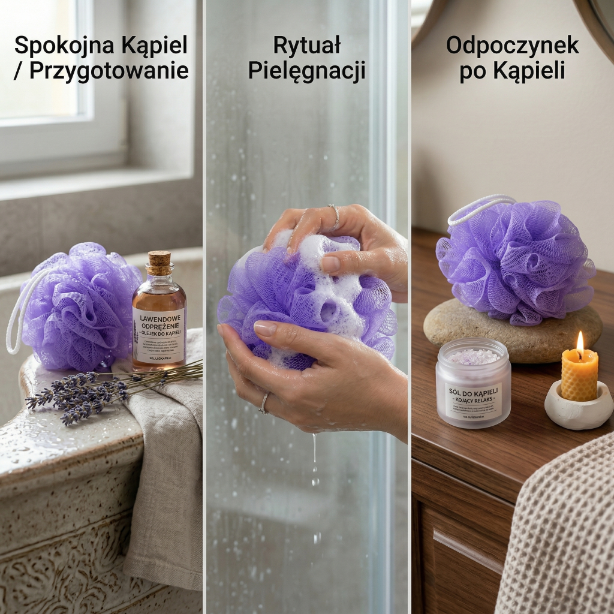 Myjka praktyczna kąpielowa flower