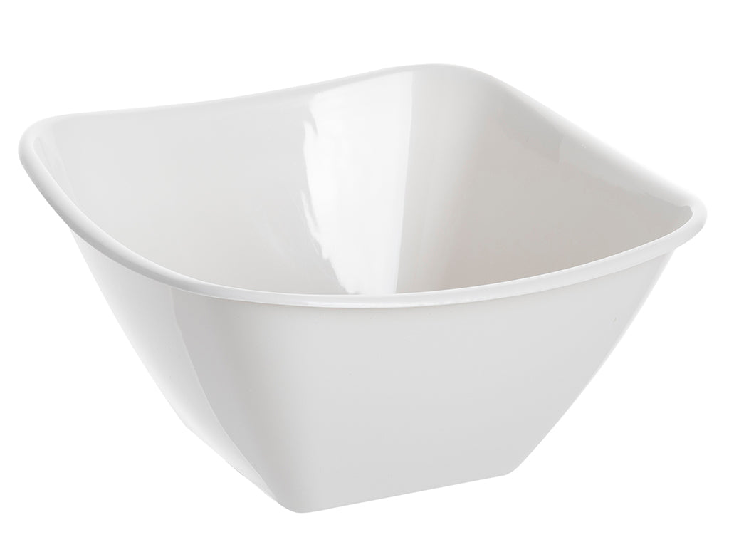 Miska plastikowa kwadrat 26cm beżowa