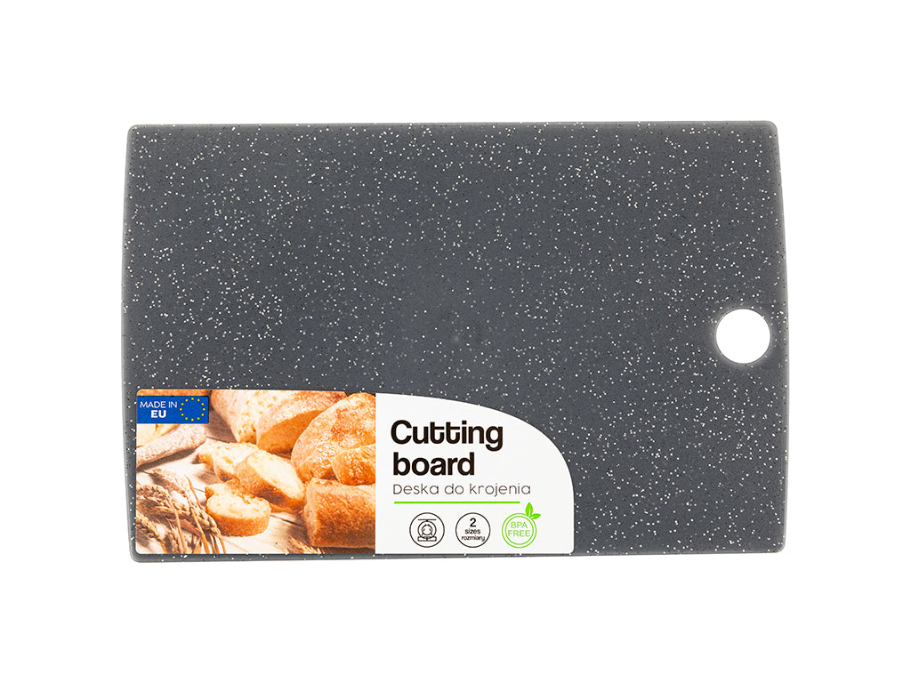 Deska do krojenia plastikowa get fit 24,5x16cm marble