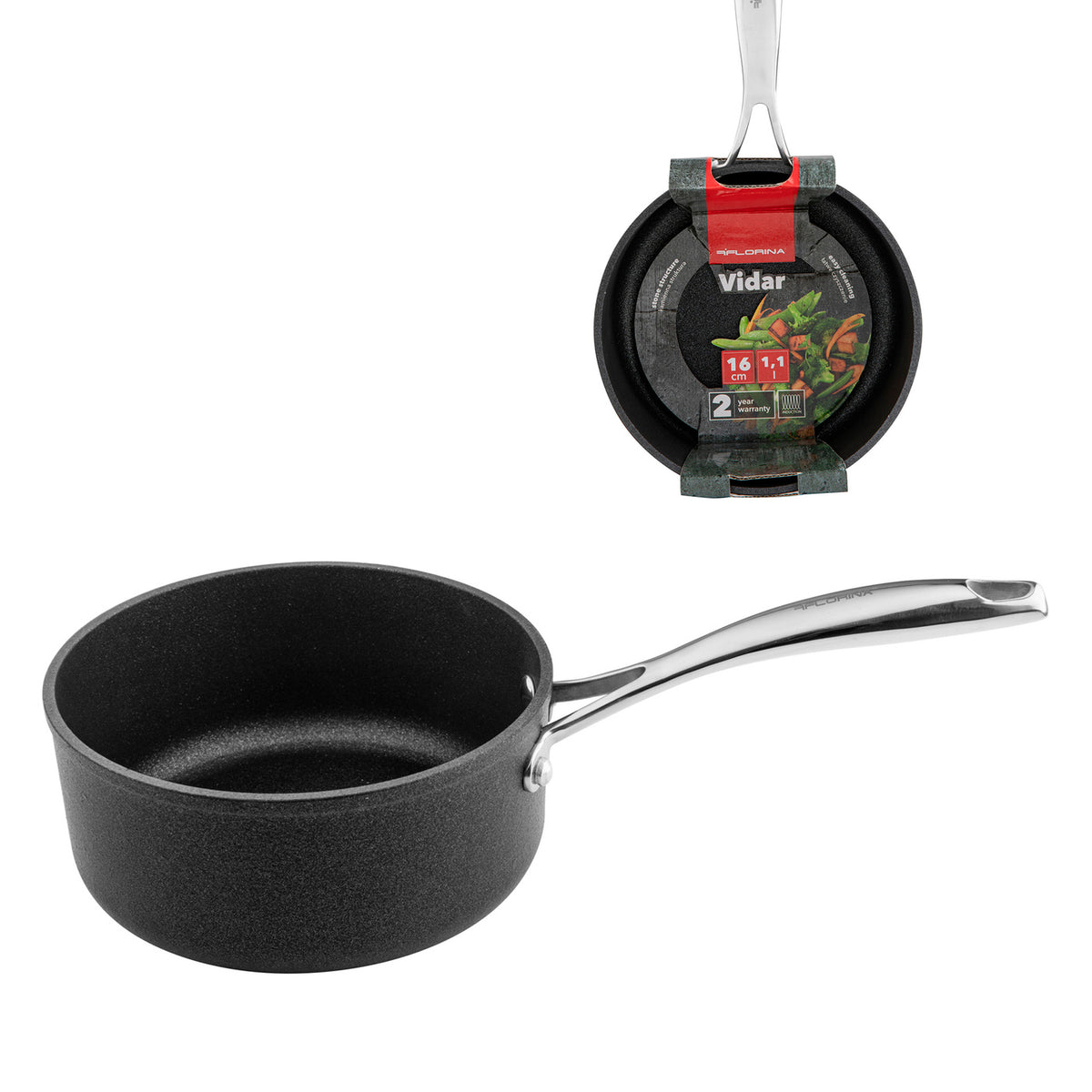Rondel aluminiowy vidar 16cm 1,1l