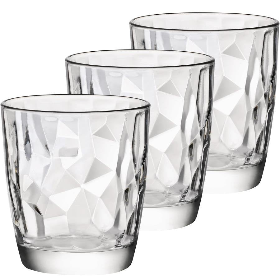 Szklanka do wody diamond 300ml 3szt.
