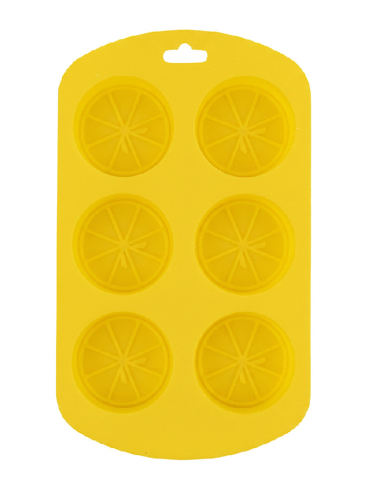 FOREMKA NA KOSTKI LODU SILIKONOWA 11x19CM AMARELO 2