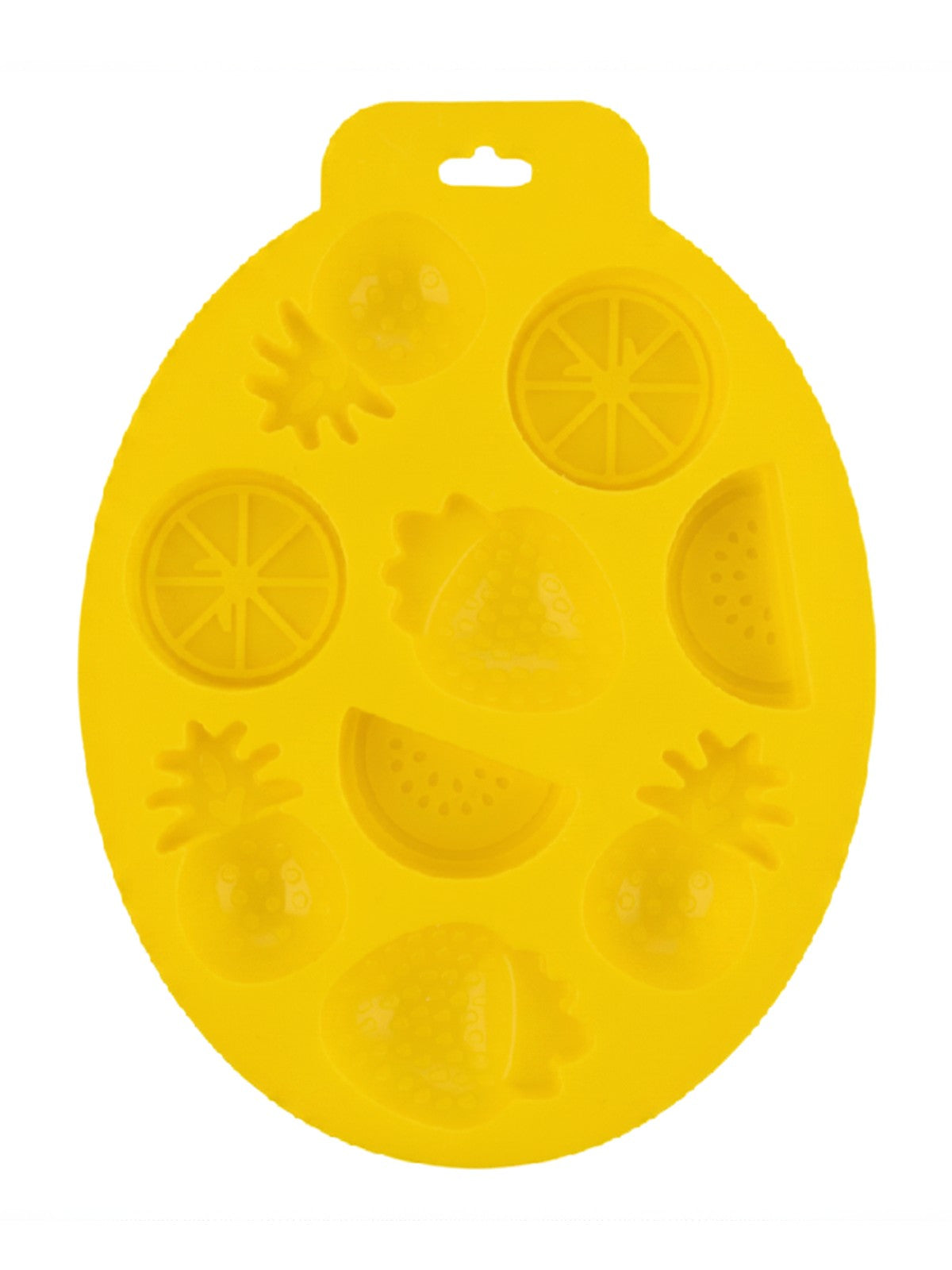 FOREMKA NA KOSTKI LODU SILIKONOWA 22,5X17CM AMARELO