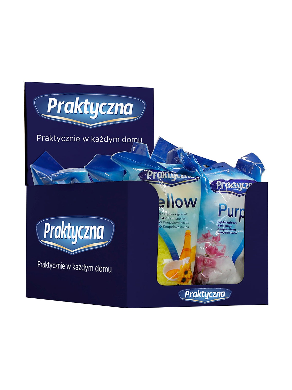 Gąbka kąpielowa praktyczna yellow