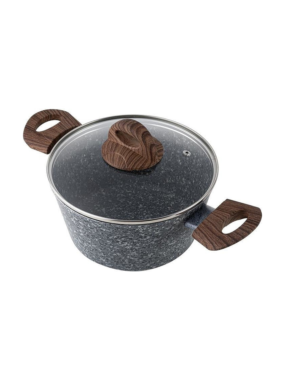 Garnek aluminiowy granite 20cm 2,5l z/p