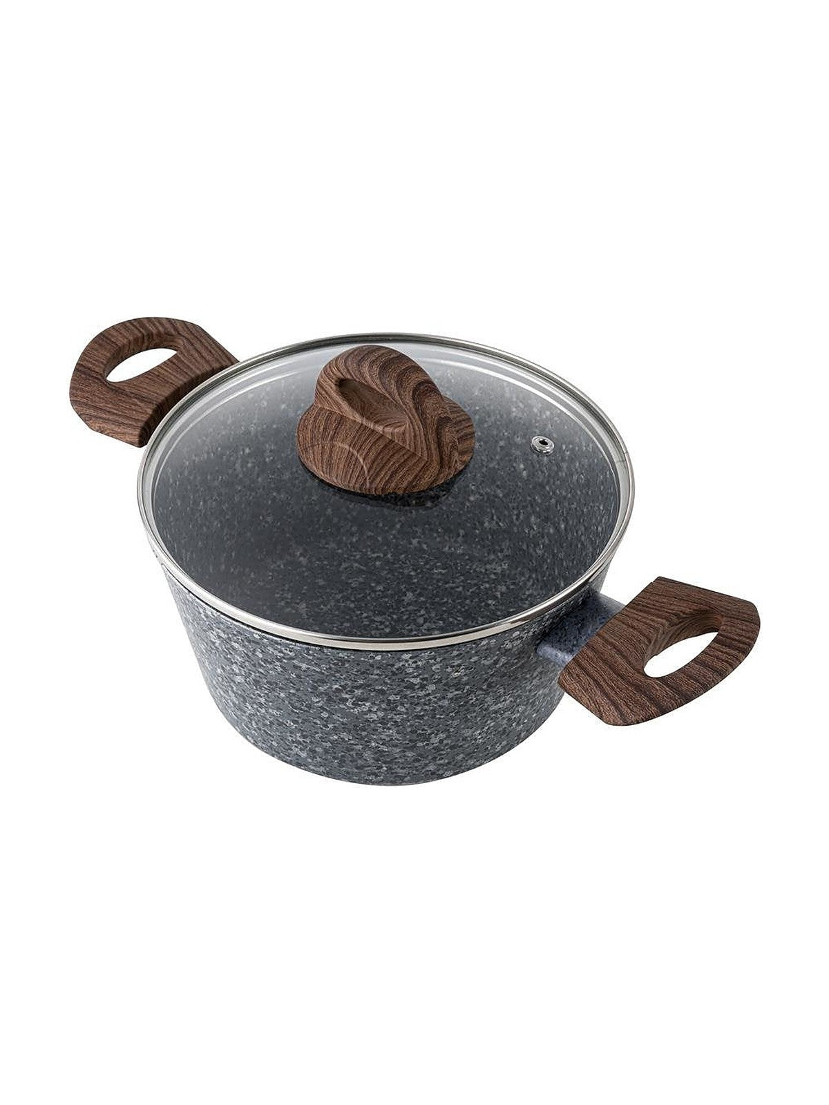 Garnek aluminiowy granite 28cm 6,1l z/p