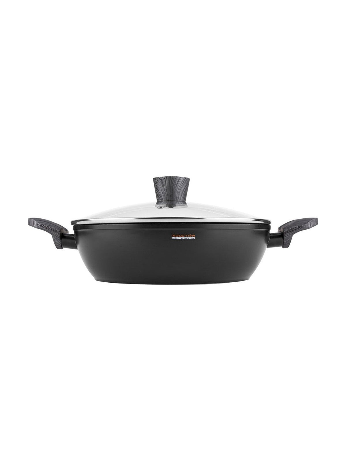 Garnek aluminiowy niski bono 24cm 2,5l z/p