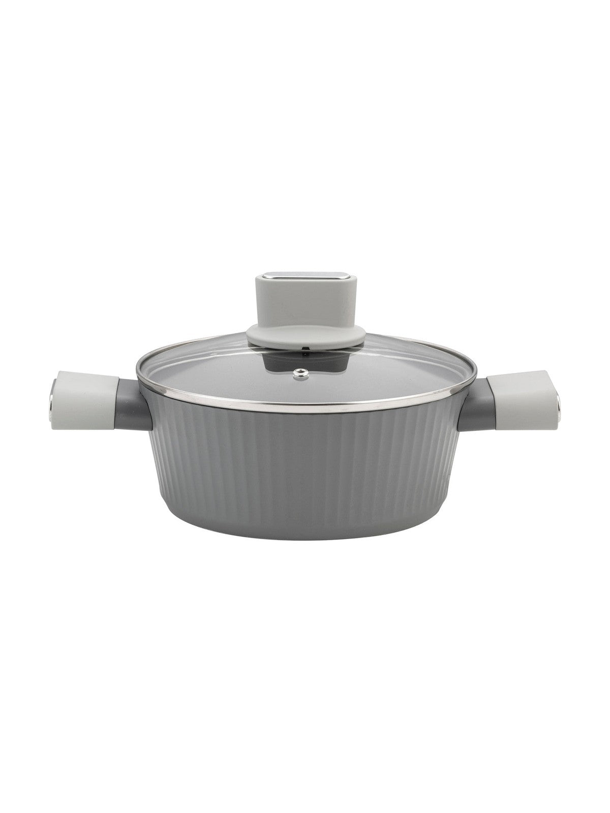 Garnek aluminiowy z pokrywką Florina Serrano 20 cm 2,1 l
