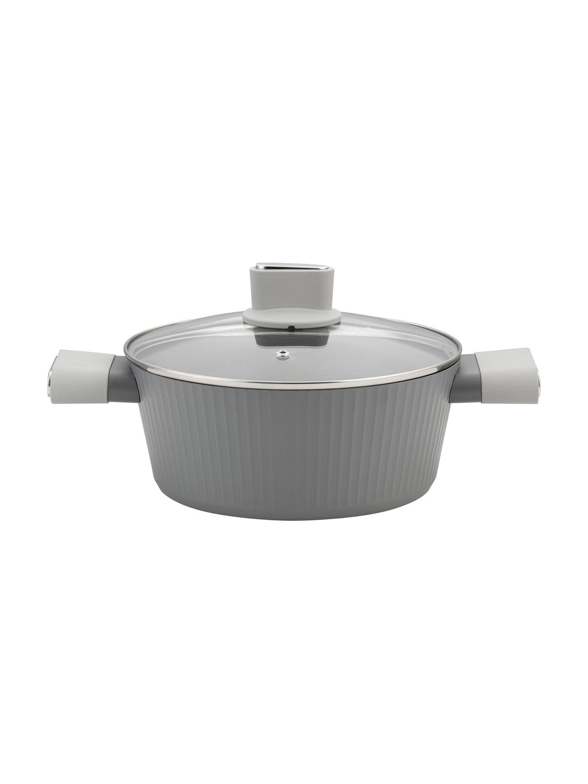 Garnek aluminiowy z pokrywką Florina Serrano 24 cm 3,7 l