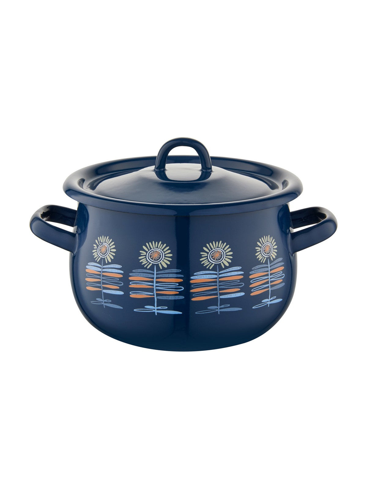 Garnek emaliowany baryłka polino 20cm 3,5l z/p